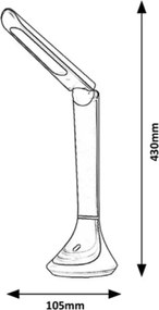 Rabalux - Lampada LED da tavolo LED/5W/230V nera
