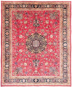 Mashad Tappeto persiano 300x380 Rosso (Iran) Annodato A Mano