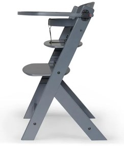 KINDERKRAFT - Sedia da pranzo per bambini ENOCK grigia