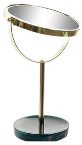 Specchio Ingranditore DKD Home Decor Metallo Resina (18 x 13 x 32 cm) (2 Unità)