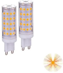 Led G9 7W 650lm 3000K G9 21x69mm 2pz/blister