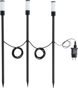 Eglo 902043 - Lampada da esterno LED RGB ZANCARO LED/1W/230V IP44 nera + telecomando