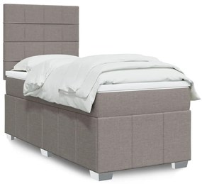 Giroletto A Molle Con Materasso Tortora 90x200 Cm İntessuto /