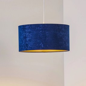 Maco Design Lampada a sospensione Lobelia vellutata con Innes d'oro