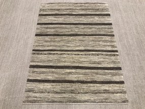 Loribaft Tappeto 120x170 Grigio (Iran) Annodato A Mano