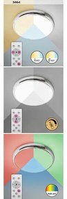 Rabalux 3464-LED RGB Plafoniera da bagno BALTHASAR LED/18W/230V IP44 + +TC