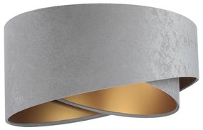 Paralume universale GALAXY E27 diametro 45 cm grigio/oro