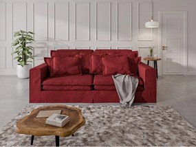 Divano rosso 236 cm Nora – Ropez
