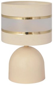 Lampada da tavolo HELEN 1xE27/60W/230V color crema/oro