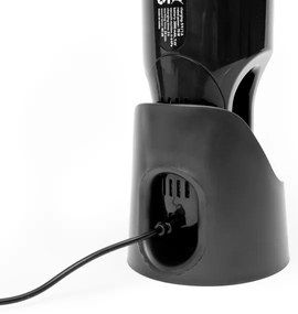 Aspiratore portatile ricaricabile per auto 75W/2000 mAh nero