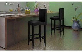 Sgabelli Da Bar 6 Pz Neri İn Similpelle /