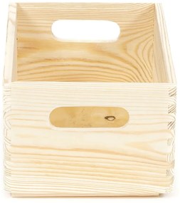 Scatola in legno di pino Custom, 30 x 20 x 14 cm - Compactor