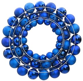Ghirlanda di Natale in Polistirene 45 cm, Blu