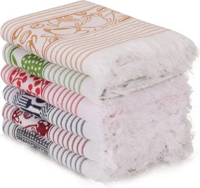 Set di strofinacci in cotone 6 pz 40x60 cm Pecete – Foutastic