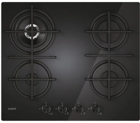 Moderna CVG6BR4WTB Nero Da incasso 60 cm Gas 4 Fornello(i) - Candy