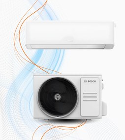 Climatizzatore Bosch Climate 7000i Inverter R-32 WiFi, 12.000 / Bianco