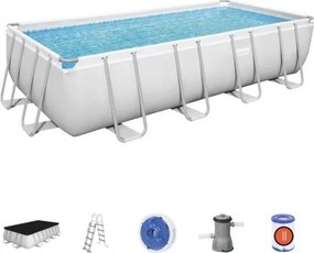 Bestway - Piscina Power Steel Rettangolare cm 488x244x122h - 56670