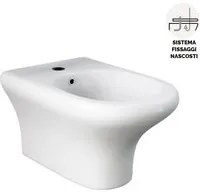 Bidet Sospeso Compact/Ninfea Fissaggio Nascosto