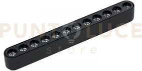 Lampada led lineare binario bernini 48v nero in alluminio e plastic...