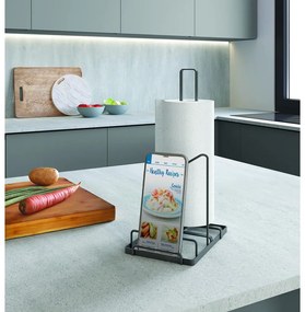 Porta asciugamani da cucina in acciaio inox Tokyo Lava - Metaltex