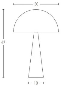 Zambelis 20211 - Lampada da tavolo 1xE27/25W/230V oro
