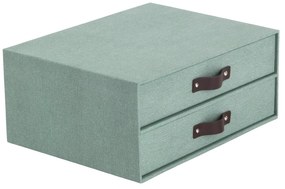 Organizer verde in cartone per cassetti Birger Canvas Paper Laminate – Bigso