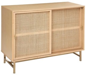 Credenza natura Rayo L 100 x P 40 x H 78.5 cm