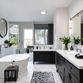 Solight WD240-S - Pannello LED 2 in 1 LED/12W/230V 3000/4000/6000K Ø17 cm IP54 argento