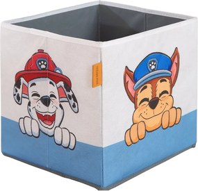 Set di organizer per giochi da bambino in tessuto 2 pz 27x27x27 cm Paw Patrol – Roba