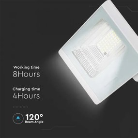 LED Proiettore solare da esterno LED/12W/3,2V IP65 4000K + +TC