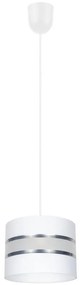 Lampadario a sospensione con filo CORAL S 1xE27/60W/230V bianco