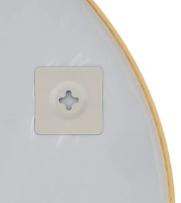 Atmosphera - Specchio da parete ALICE diametro 70 cm oro