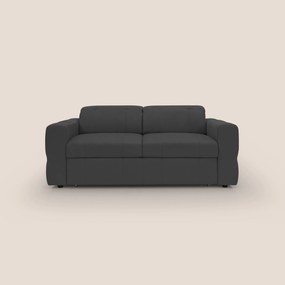 Kronos Divano con pouf estraibile poggiapiedi e poggiatesta reclinabili in morbida microfibra impermeabile T11