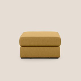 Sun pouf apribile contenitore in microfibra smacchiabile T11 giallo