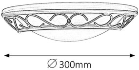 Rabalux 3721 - Applique ATHEN 1xE14/60W/230V