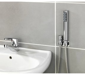 Flessibile doccia per lavabo con doppio supporto a parete - Wenko