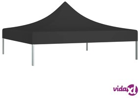 vidaXL Tetto per Tendone per Feste 3x3 m Nero 270 g/m²