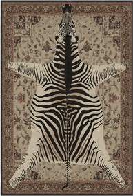 Tappeto a pelo corto lavabile Safari di Iris Apfel