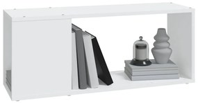 Mobile porta tv bianco 80x24x32 cm in legno multistrato