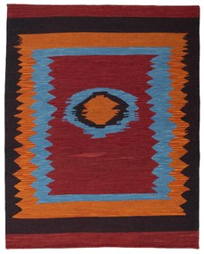Kilim Tappeto persiano 120x150 Rosso (Iran) Tessuto A Mano