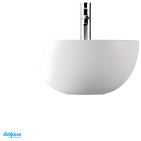 Lullaby "Meg" Lavabo D'Appoggio Diam.40 Cm Bianco Opaco