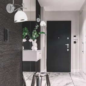 Applique RETRO II 1xE27/60W/230V argento