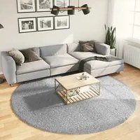 Tappeto Shaggy a Pelo Lungo Moderno Grigio 240 cm 375270