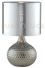 Lumetto pulsar silver 1 luce attacco e27 1 luce attacco e14 22x22x35cm
