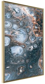 Poster  Surface of the Unknown Planet I  Cornice Quadri Cornice d'oro, Larghezza x Altezza Home decor 40x60