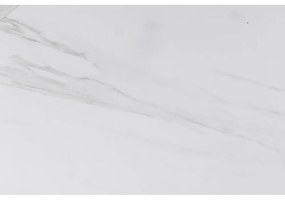 Tavolino rotondo bianco con piano in ceramica ø 60 cm Malta - Actona