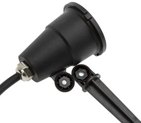 Faretto LED con Picchetto 5W Orientabile Colore Bianco Caldo 3.000K