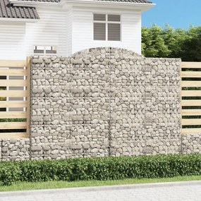 Cesti Gabbioni Ad Arco 4 Pz 300x30x220/240 Cm Ferro Zincato /