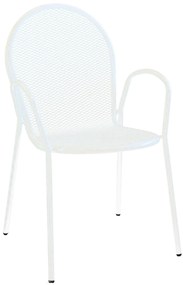 ROMANUS - set tavolo in metallo cm 60 x 60 x 72 h con 2 poltrone Maris