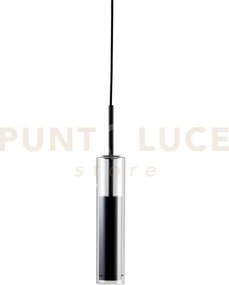 Lampadario a sospensione taboo nera 1 luce attacco gu10 7x170cm in ...